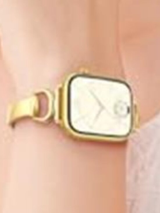 NEW Slim Gold Luxury Fashion Apple Watch Band main image 5